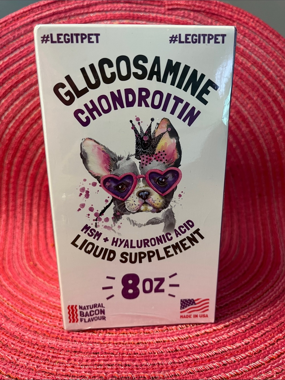 Glucosamine Chondroitin Liquid Supplement for Dogs - Purple